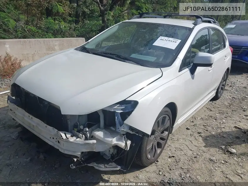 2013 SUBARU IMPREZA VIN JF1GPAL65D2861111 — фото 2