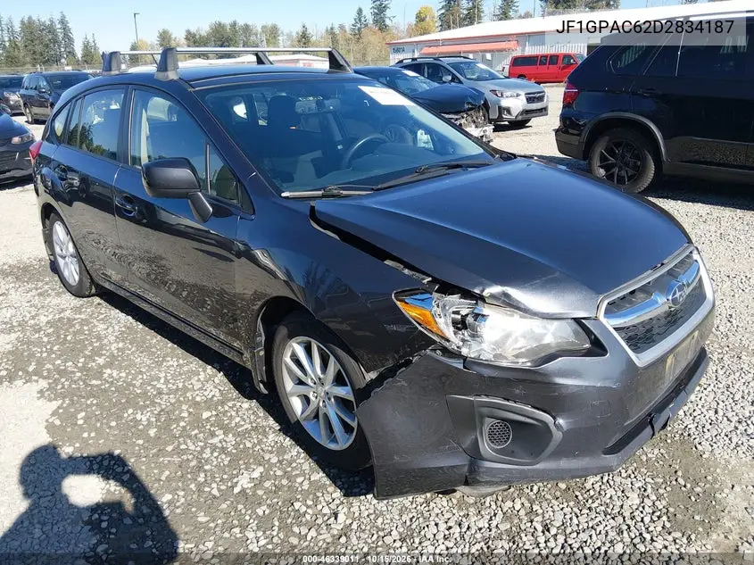 SUBARU IMPREZA 2013, VIN JF1GPAC62D2834187