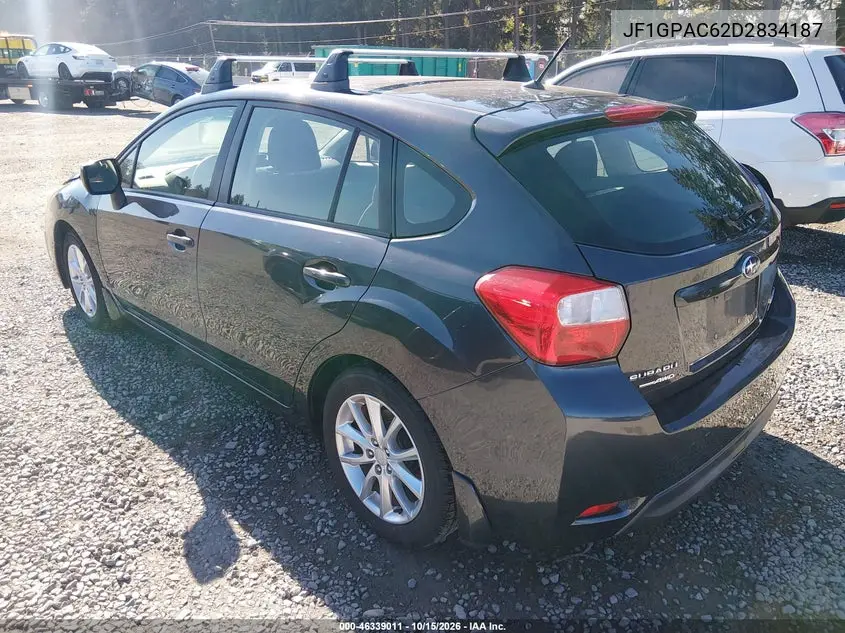 2013 SUBARU IMPREZA VIN JF1GPAC62D2834187 — фото 3