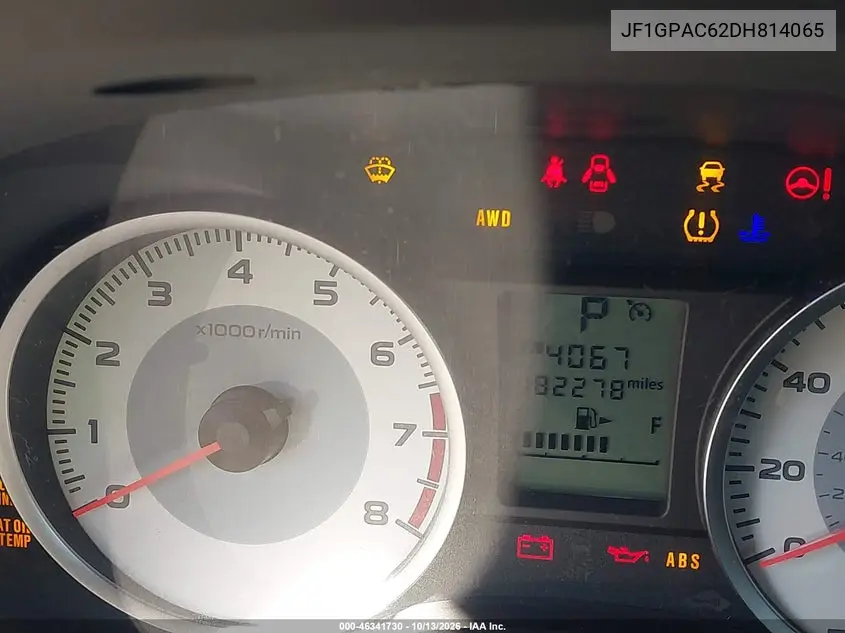 2013 SUBARU IMPREZA VIN JF1GPAC62DH814065 — фото 16