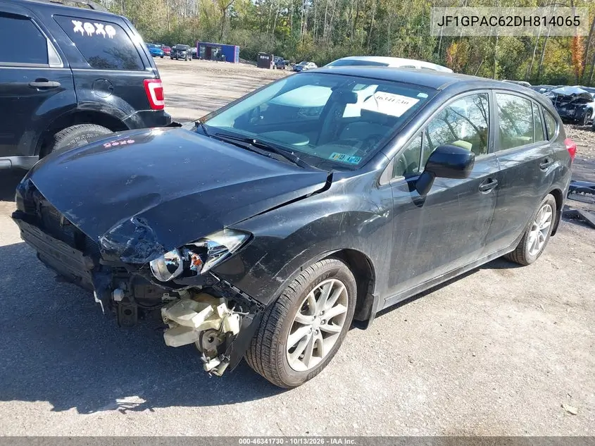 2013 SUBARU IMPREZA VIN JF1GPAC62DH814065 — фото 2