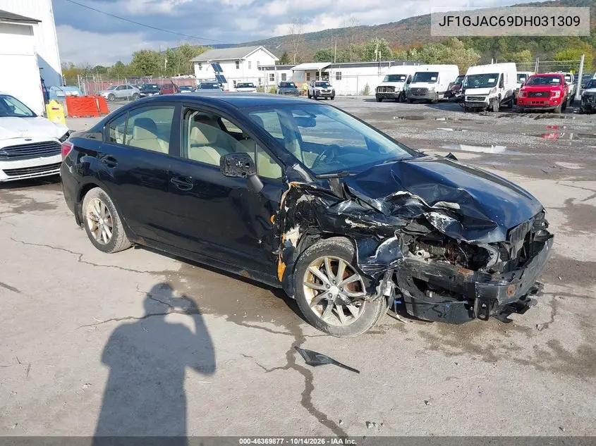 SUBARU IMPREZA 2013, VIN JF1GJAC69DH031309