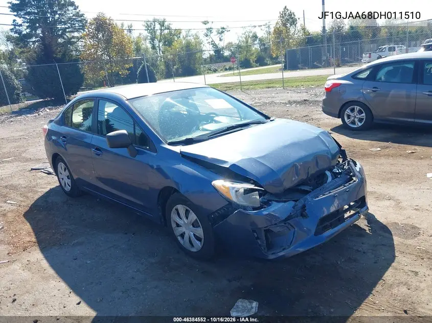 SUBARU IMPREZA 2013, VIN JF1GJAA68DH011510