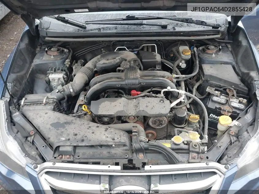 2013 SUBARU IMPREZA VIN JF1GPAC64D2855428 — фото 10