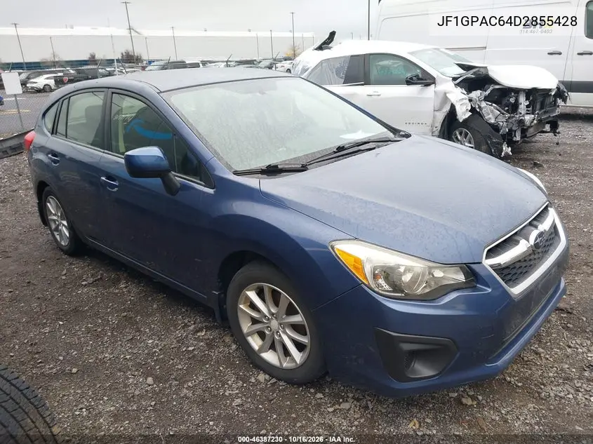 2013 SUBARU IMPREZA VIN JF1GPAC64D2855428 — фото 6