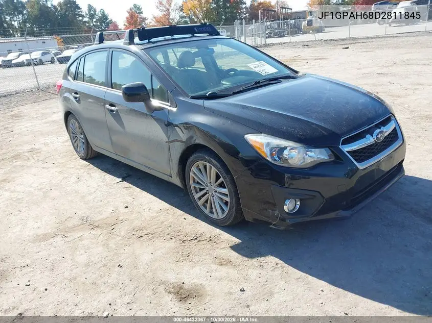 SUBARU IMPREZA 2013, VIN JF1GPAH68D2811845