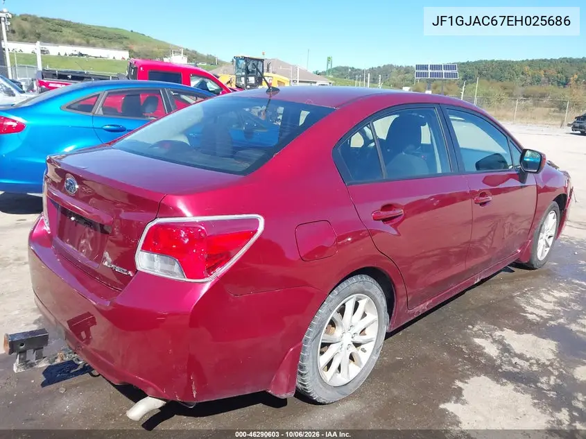 2014 SUBARU IMPREZA VIN JF1GJAC67EH025686 — фото 4