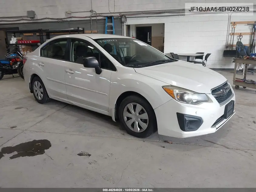 SUBARU IMPREZA 2014, VIN JF1GJAA64EH024238