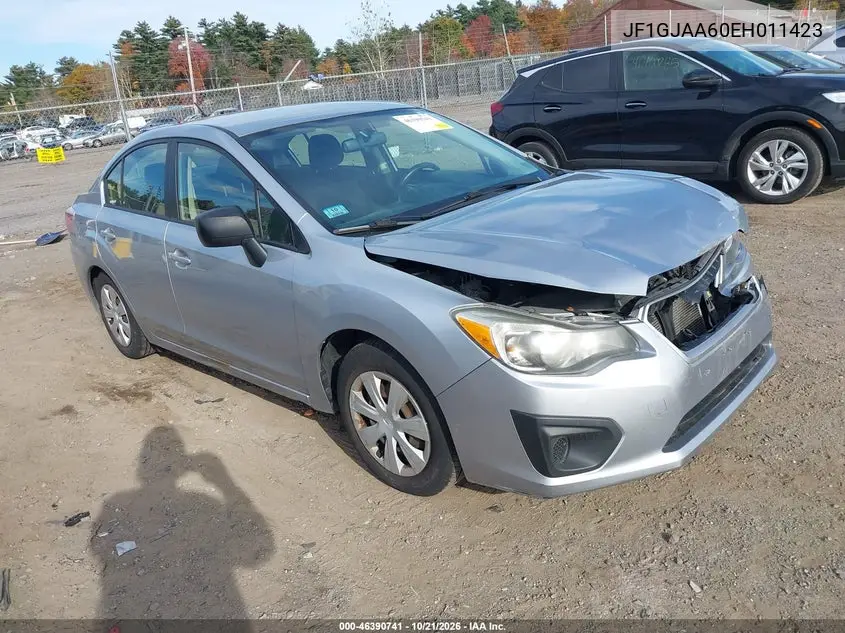 SUBARU IMPREZA 2014, VIN JF1GJAA60EH011423