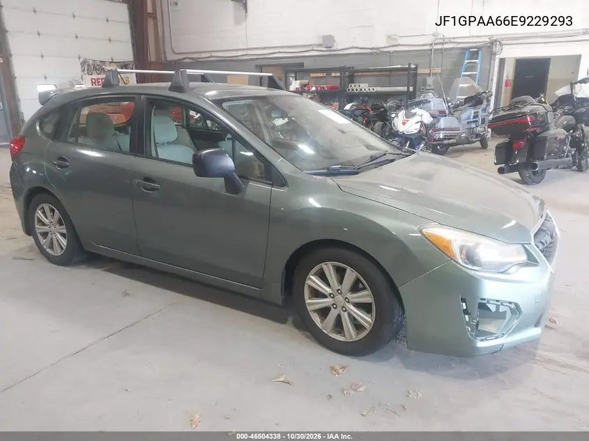 SUBARU IMPREZA 2014, VIN JF1GPAA66E9229293