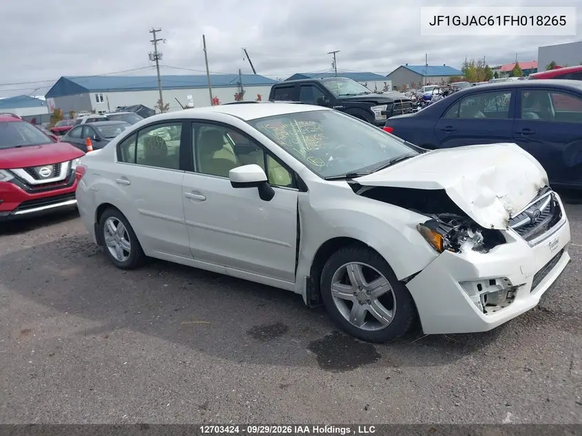 2015 SUBARU IMPREZA VIN JF1GJAC61FH018265 — фото 13