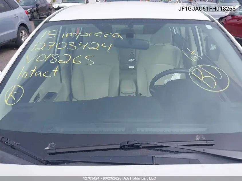 2015 SUBARU IMPREZA VIN JF1GJAC61FH018265 — фото 17