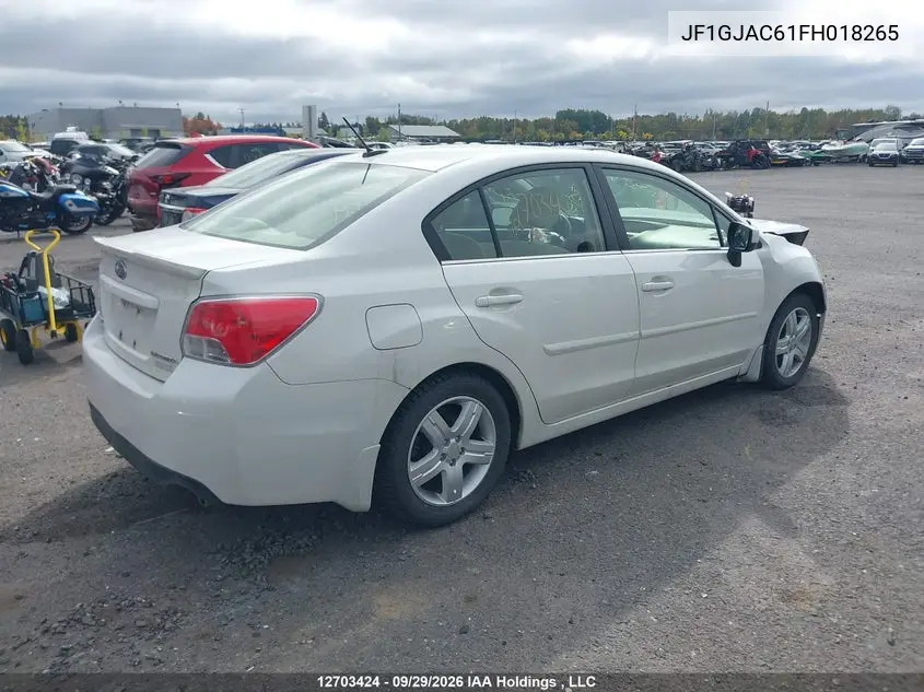 2015 SUBARU IMPREZA VIN JF1GJAC61FH018265 — фото 4
