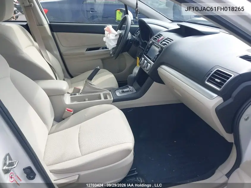 2015 SUBARU IMPREZA VIN JF1GJAC61FH018265 — фото 5