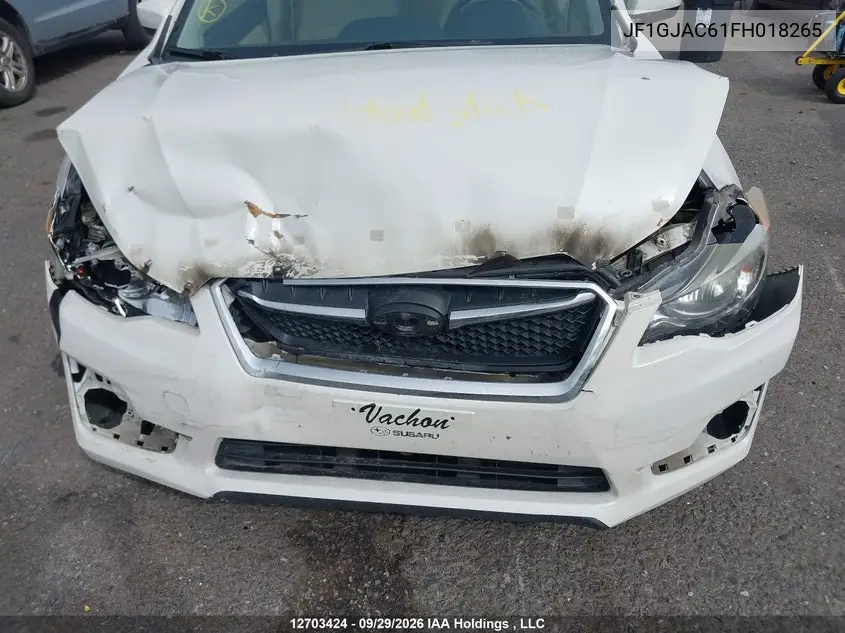 2015 SUBARU IMPREZA VIN JF1GJAC61FH018265 — фото 6