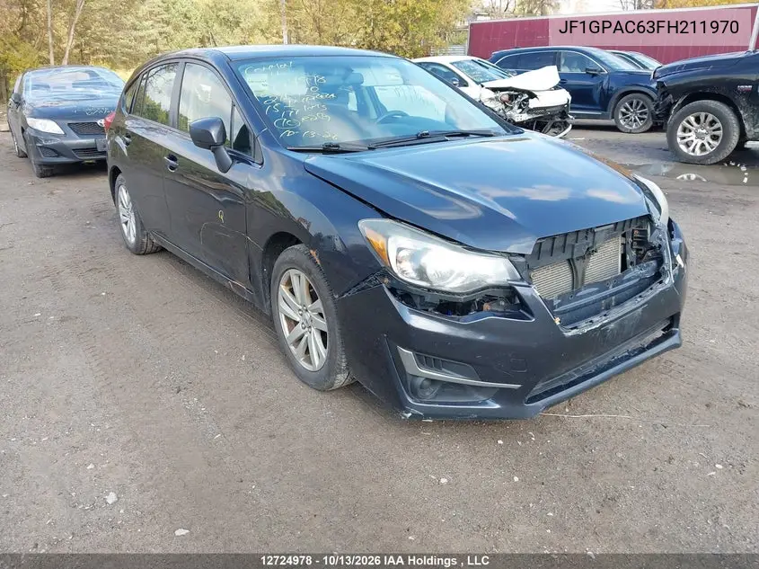SUBARU IMPREZA 2015, VIN JF1GPAC63FH211970