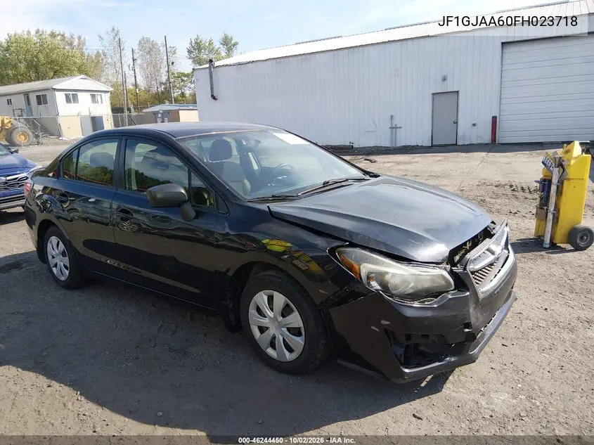 SUBARU IMPREZA 2015, VIN JF1GJAA60FH023718
