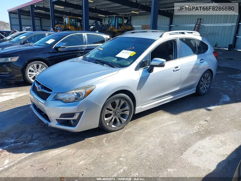 2015 SUBARU IMPREZA VIN JF1GPAT66F8286680 — фото 2
