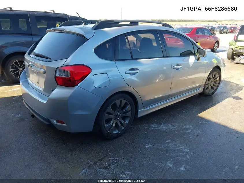 2015 SUBARU IMPREZA VIN JF1GPAT66F8286680 — фото 4