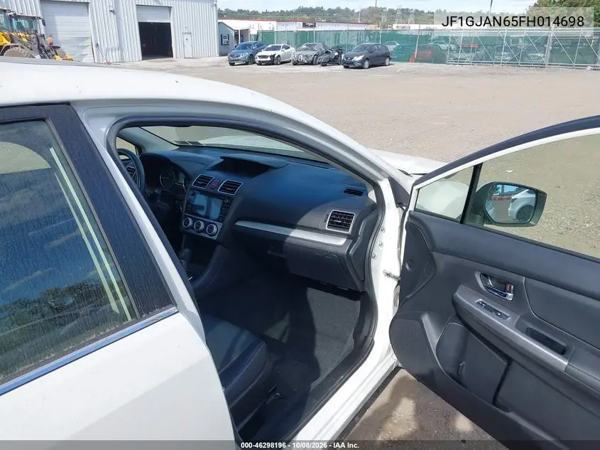 2015 SUBARU IMPREZA VIN JF1GJAN65FH014698 — фото 5
