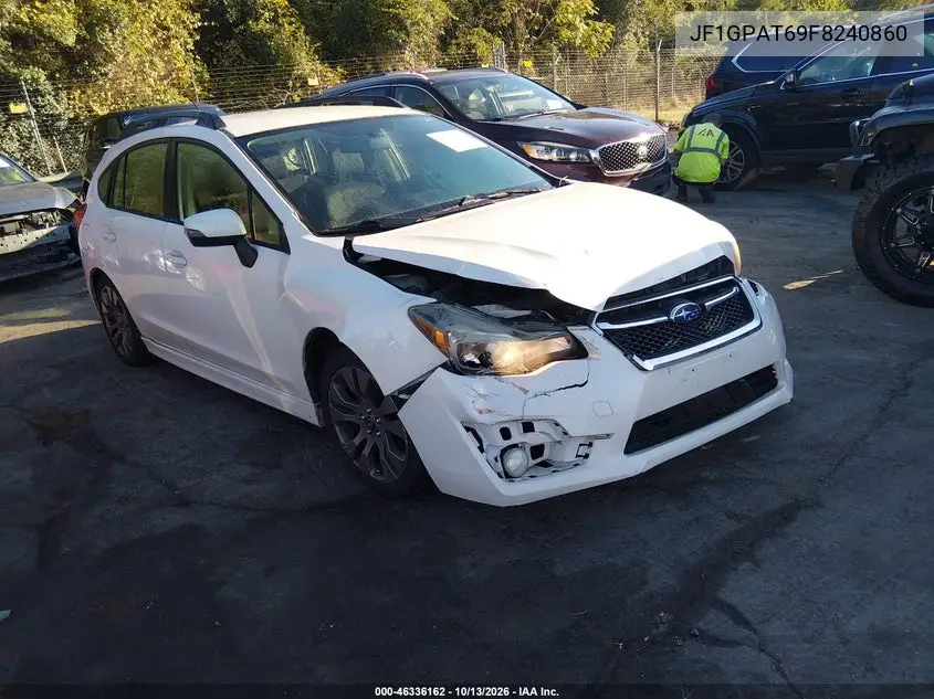 SUBARU IMPREZA 2015, VIN JF1GPAT69F8240860