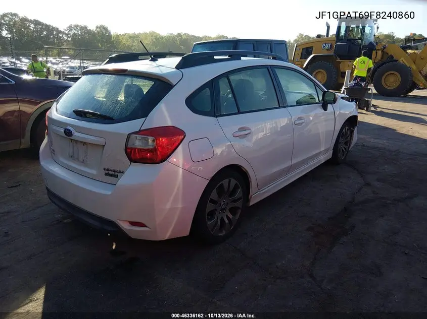 2015 SUBARU IMPREZA VIN JF1GPAT69F8240860 — фото 4