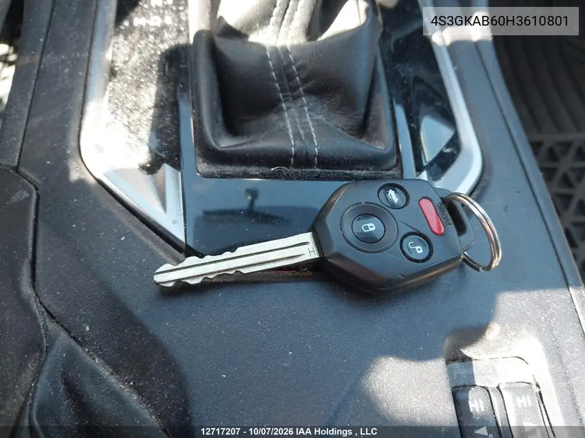 2017 SUBARU IMPREZA VIN 4S3GKAB60H3610801 — фото 11