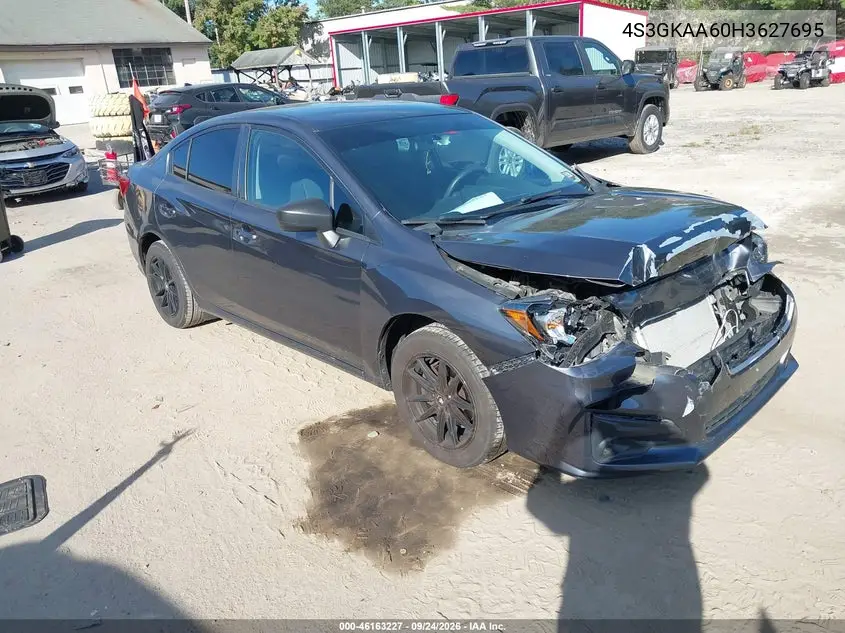 SUBARU IMPREZA 2017, VIN 4S3GKAA60H3627695