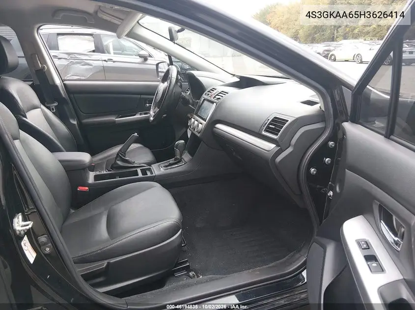 2017 SUBARU IMPREZA VIN 4S3GKAA65H3626414 — фото 5