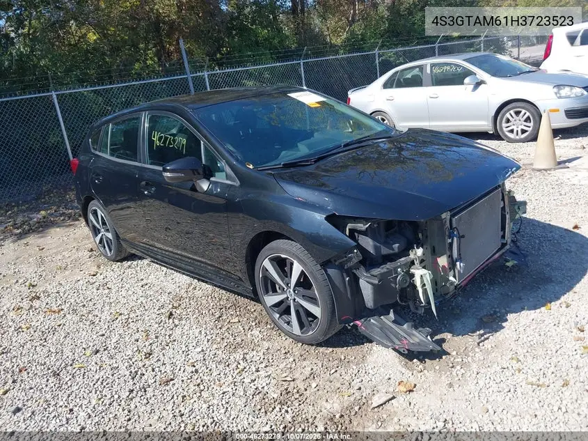 SUBARU IMPREZA 2017, VIN 4S3GTAM61H3723523