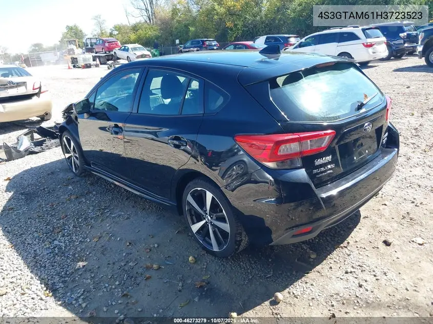 2017 SUBARU IMPREZA VIN 4S3GTAM61H3723523 — фото 3