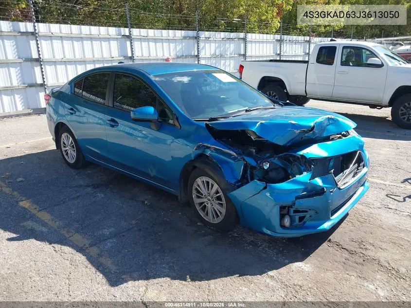 SUBARU IMPREZA 2018, VIN 4S3GKAD63J3613050