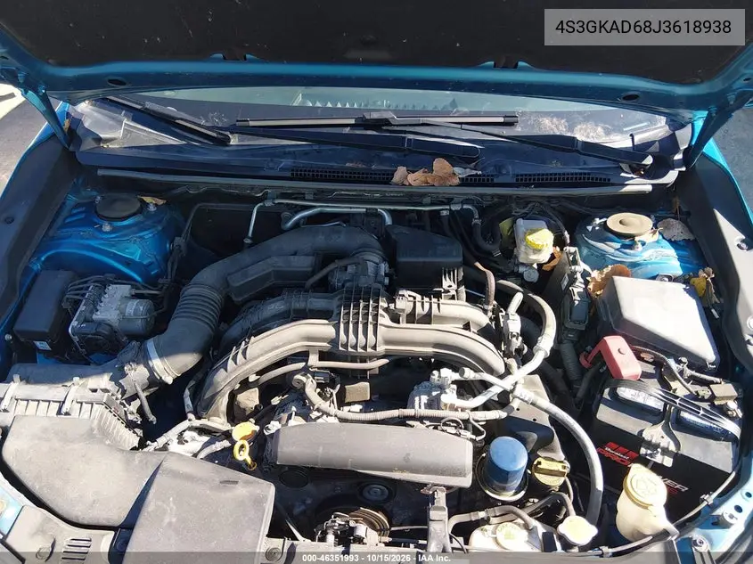 2018 SUBARU IMPREZA VIN 4S3GKAD68J3618938 — фото 10