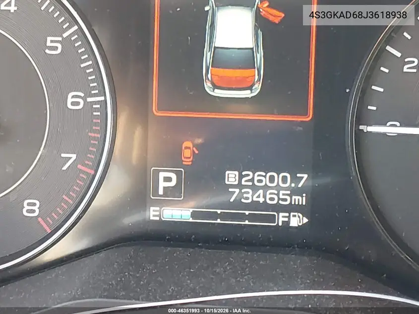 2018 SUBARU IMPREZA VIN 4S3GKAD68J3618938 — фото 15