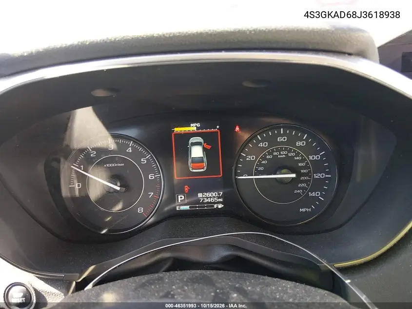 2018 SUBARU IMPREZA VIN 4S3GKAD68J3618938 — фото 7
