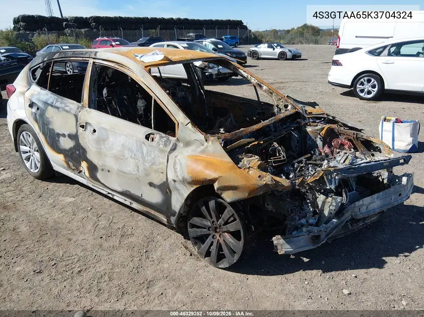 SUBARU IMPREZA 2019, VIN 4S3GTAA65K3704324
