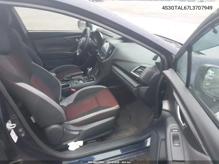 2020 SUBARU IMPREZA VIN 4S3GTAL67L3707949 — фото 5