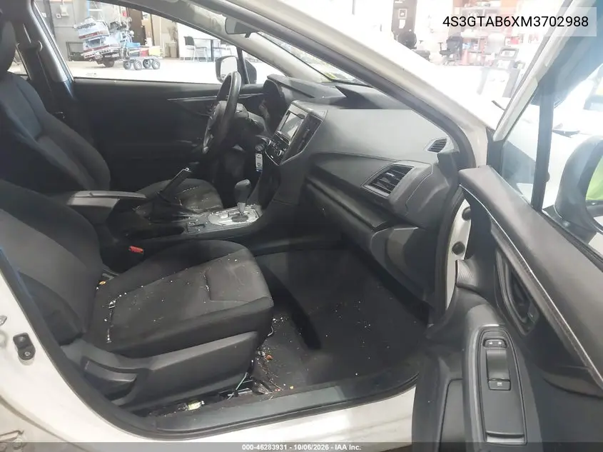 2021 SUBARU IMPREZA VIN 4S3GTAB6XM3702988 — фото 5