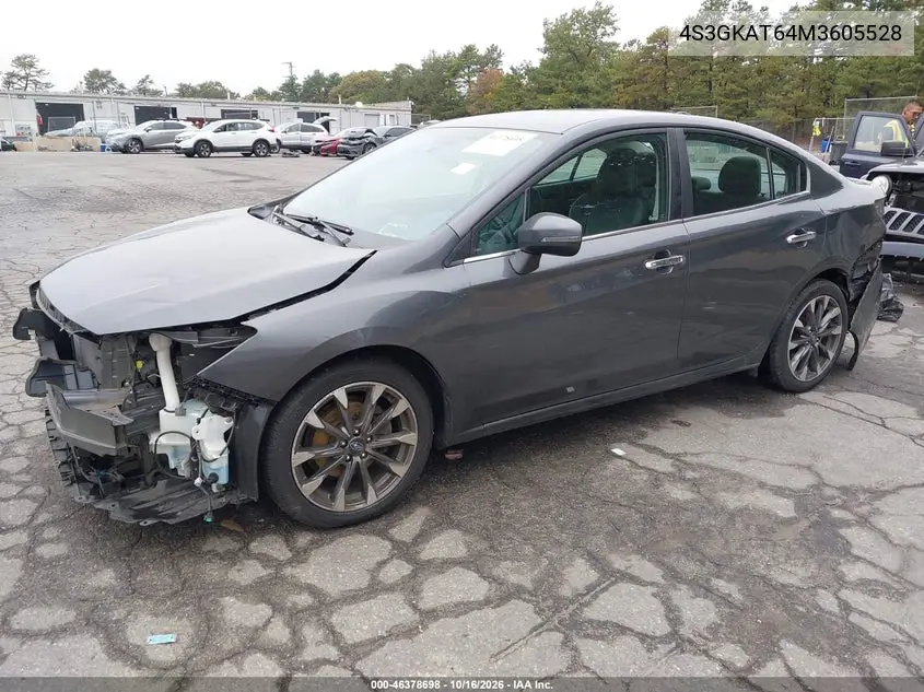2021 SUBARU IMPREZA VIN 4S3GKAT64M3605528 — фото 2