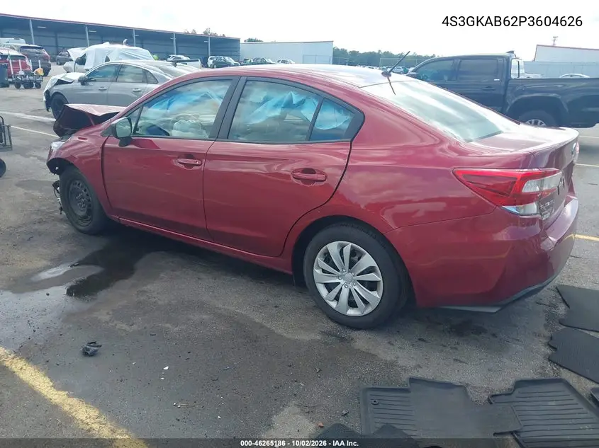 2023 SUBARU IMPREZA VIN 4S3GKAB62P3604626 — фото 3