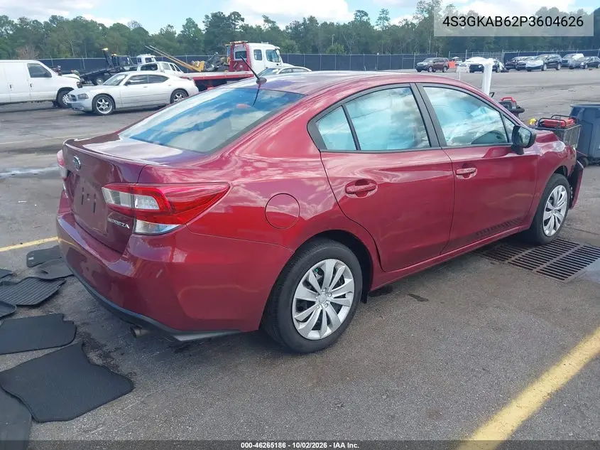 2023 SUBARU IMPREZA VIN 4S3GKAB62P3604626 — фото 4