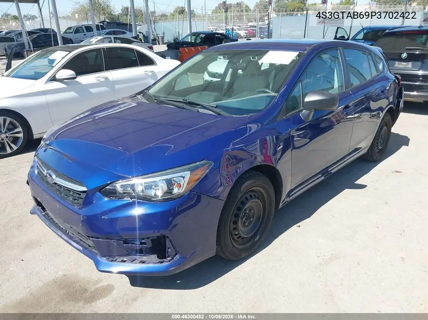 2023 SUBARU IMPREZA VIN 4S3GTAB69P3702422 — фото 2