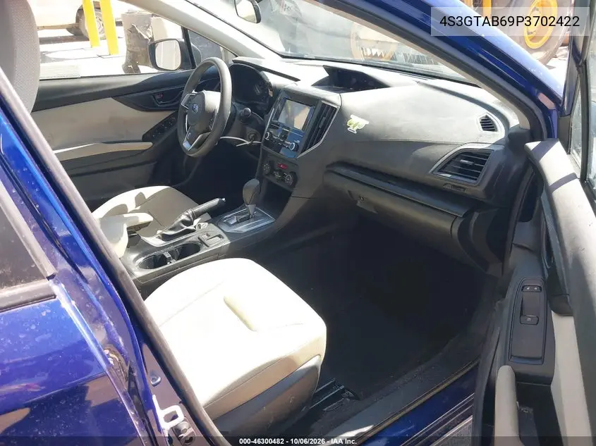 2023 SUBARU IMPREZA VIN 4S3GTAB69P3702422 — фото 5