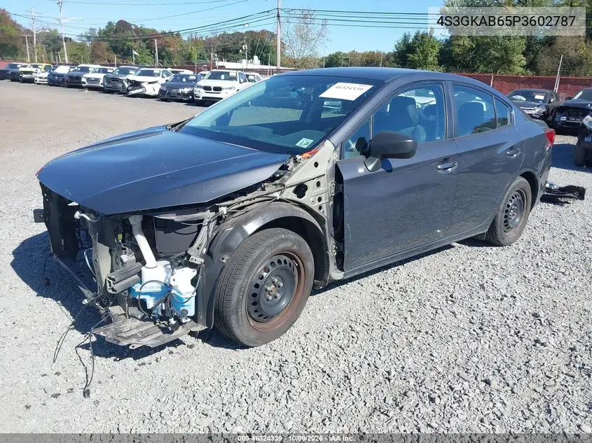 2023 SUBARU IMPREZA VIN 4S3GKAB65P3602787 — фото 2