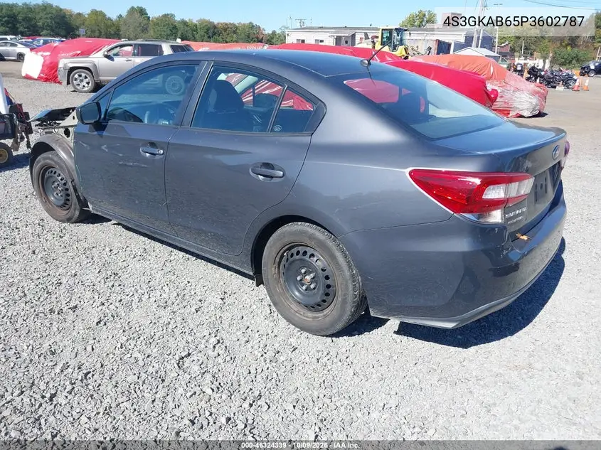2023 SUBARU IMPREZA VIN 4S3GKAB65P3602787 — фото 3