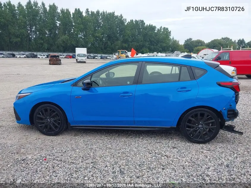 2024 SUBARU IMPREZA VIN JF1GUHJC7R8310726 — фото 15