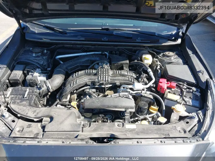 2024 SUBARU IMPREZA VIN JF1GUABC0R8332394 — фото 10