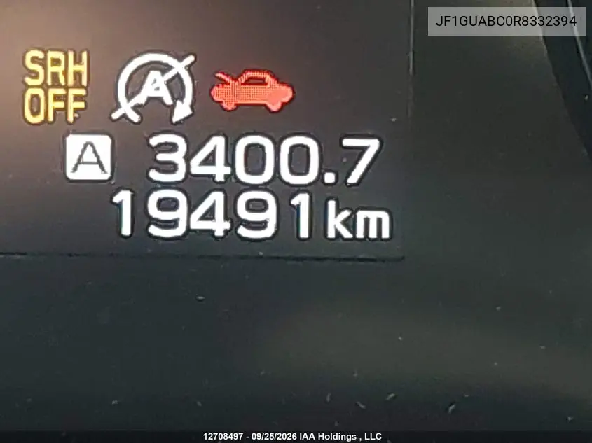 2024 SUBARU IMPREZA VIN JF1GUABC0R8332394 — фото 15