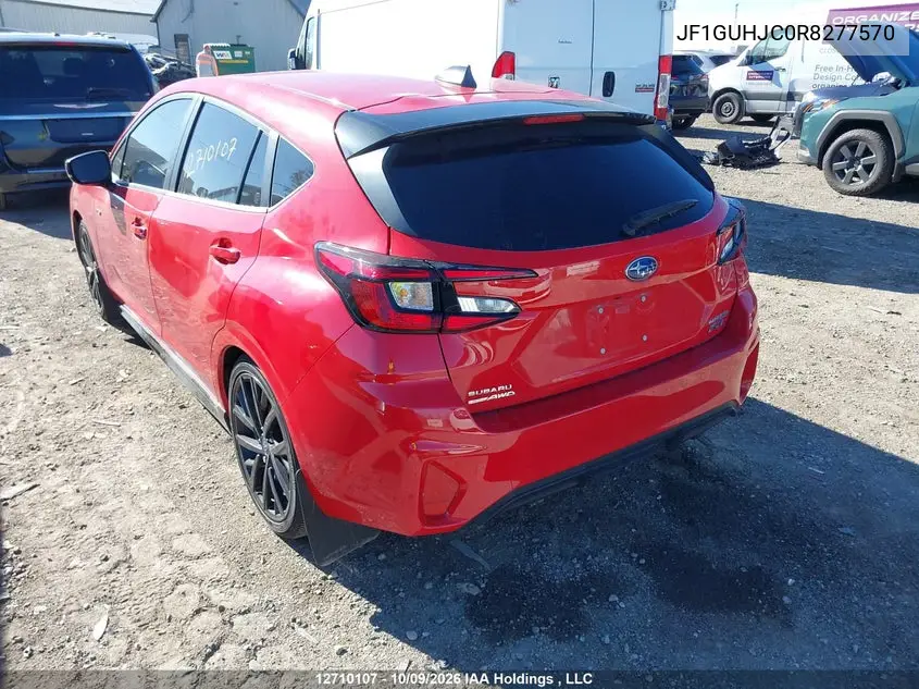 2024 SUBARU IMPREZA VIN JF1GUHJC0R8277570 — фото 3