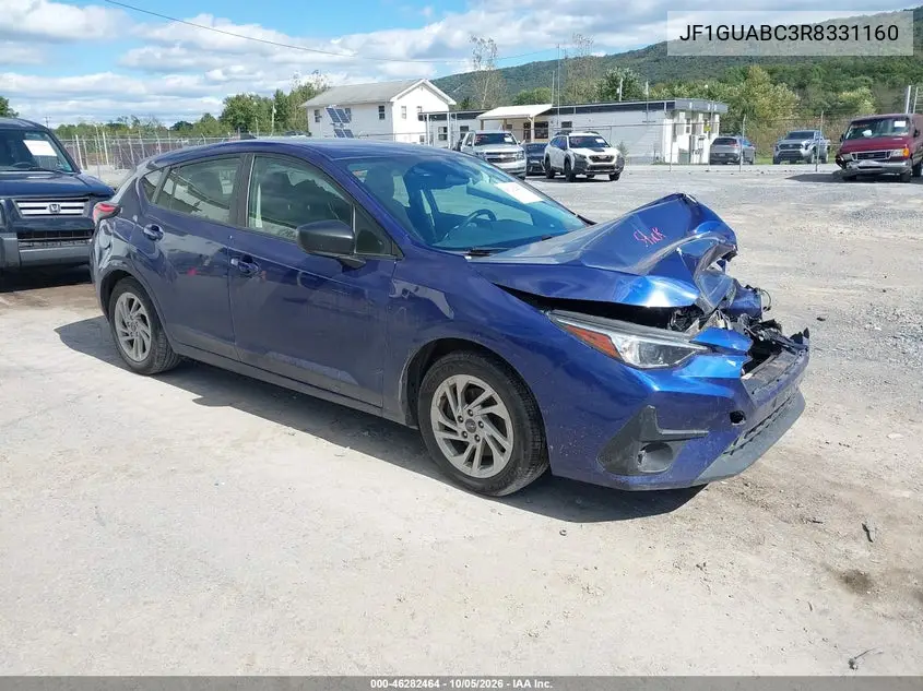 SUBARU IMPREZA 2024, VIN JF1GUABC3R8331160